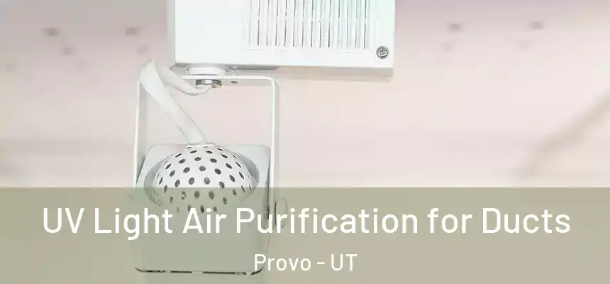  UV Light Air Purification for Ducts Provo - UT